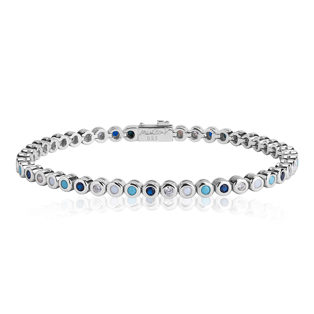 Small classic tennis bracelet