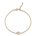 Load image into Gallery viewer, 14K Gold classic Hamsa Bracelet
