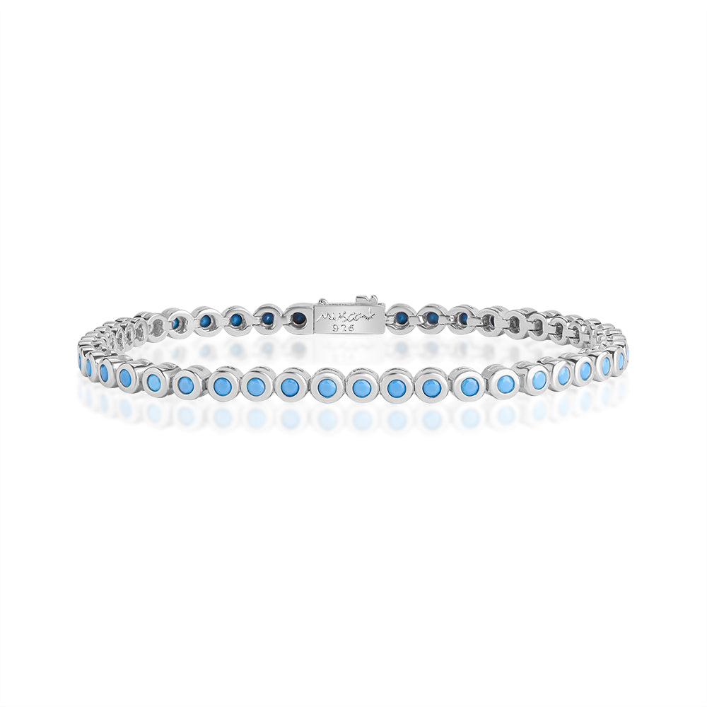 Small classic tennis bracelet