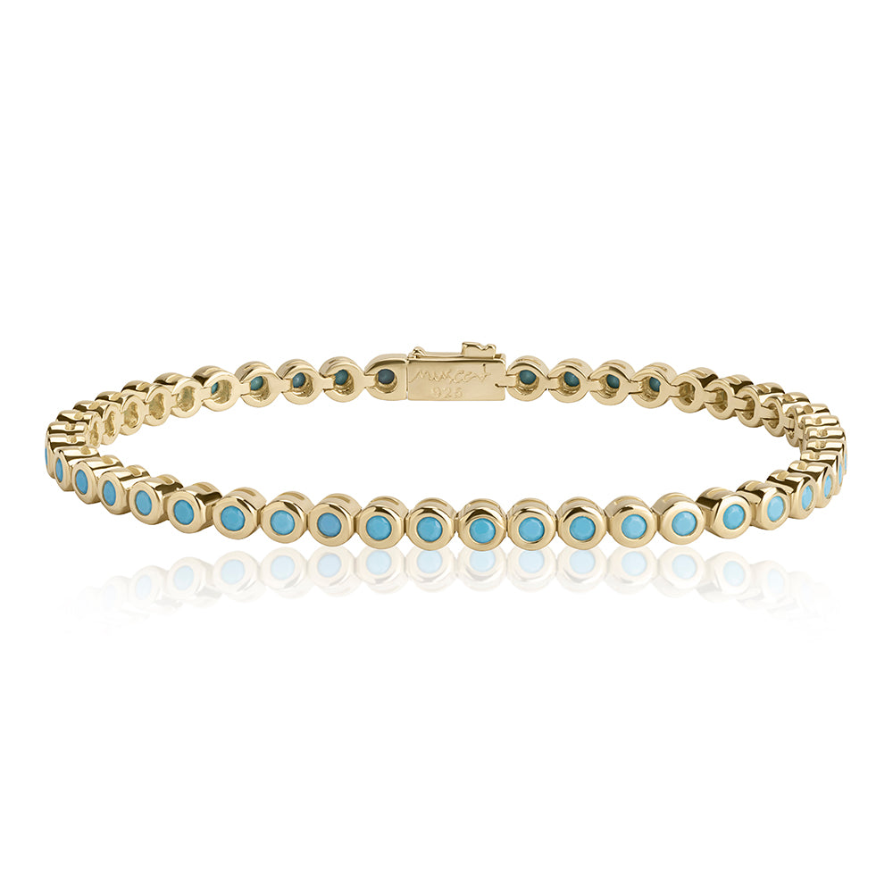 Small classic tennis bracelet