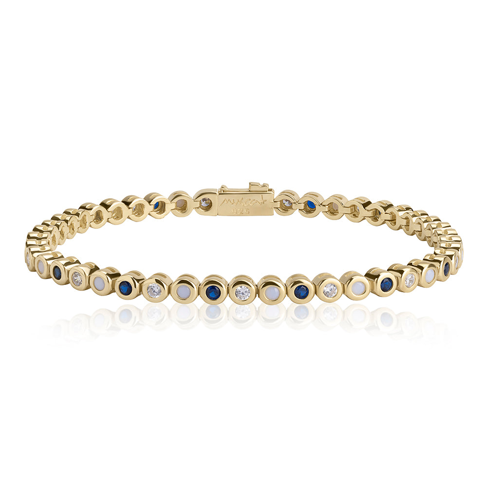 Small classic tennis bracelet
