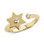 Load image into Gallery viewer, Single star of David ring
