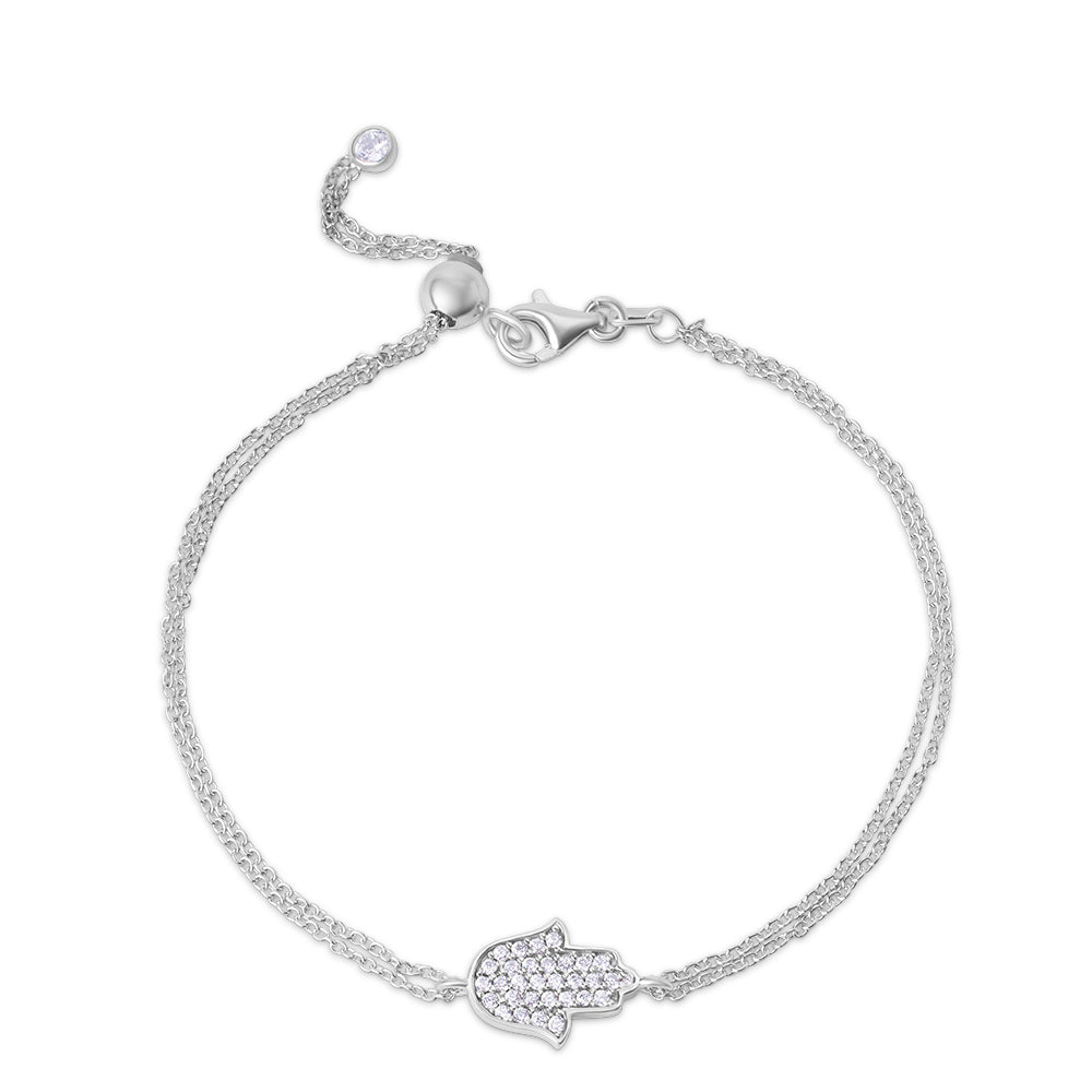 14K gold Large hamsa bracelet
