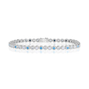 Small classic tennis bracelet
