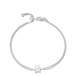 Load image into Gallery viewer, 14k gold 1cm single star of david bracelet

