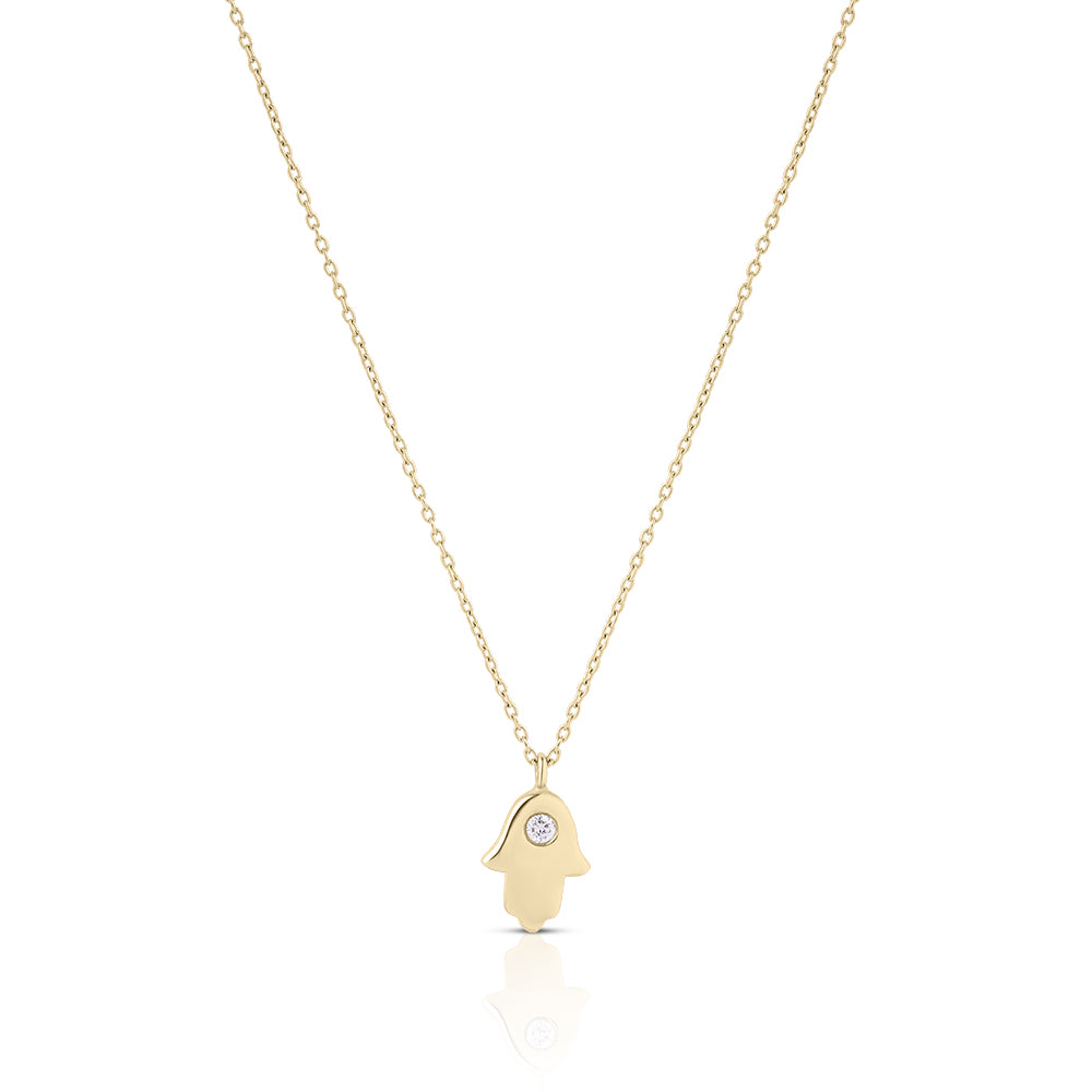 Single Hamsa necklace