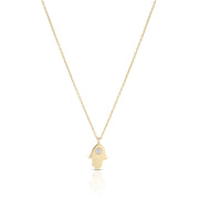 Single Hamsa necklace