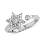 Load image into Gallery viewer, Silver Full Star of David ring