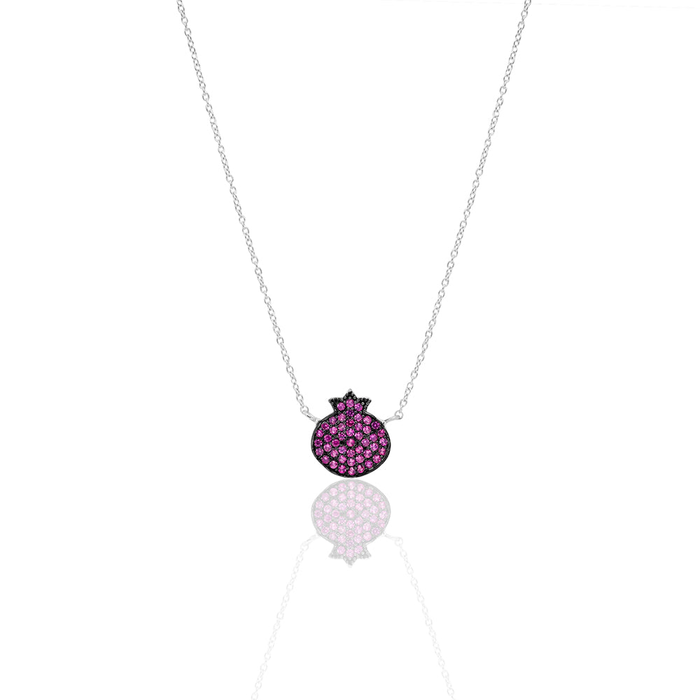 Silver Pomegranate necklace