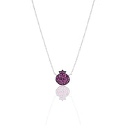Silver Pomegranate necklace