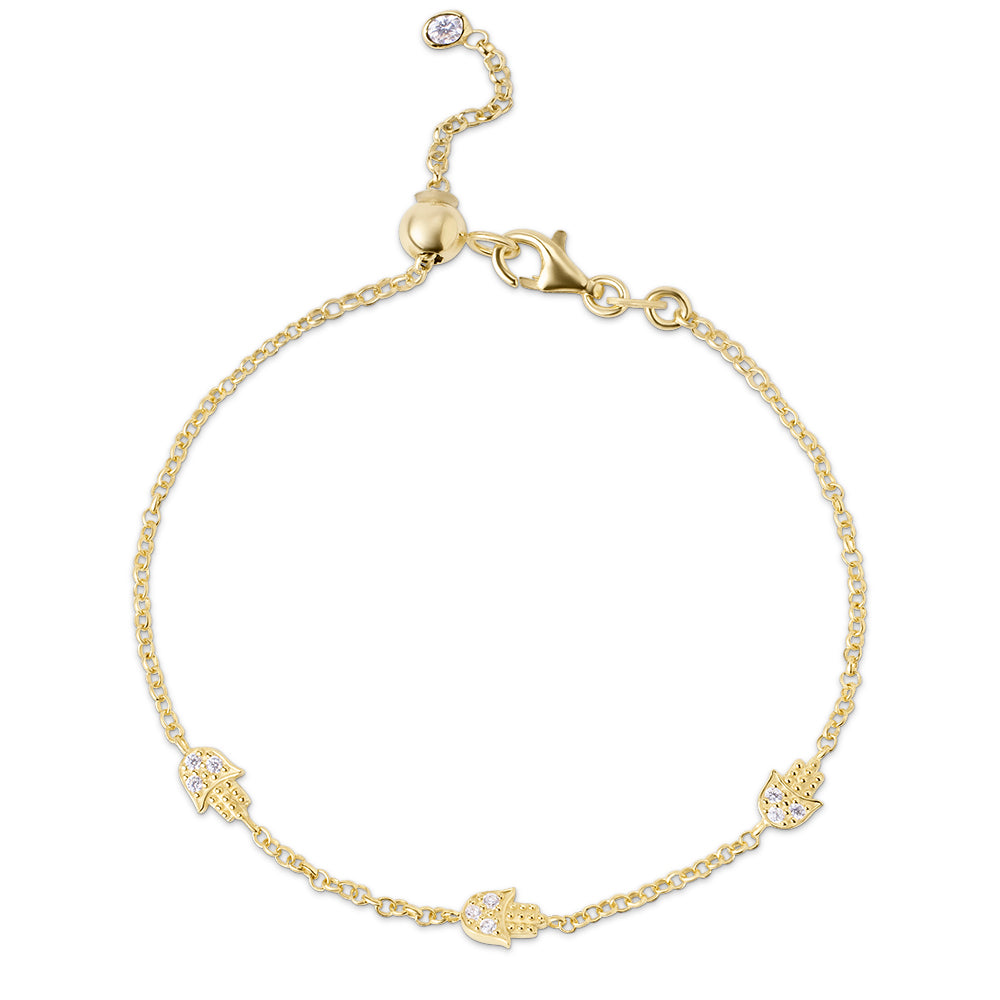 3x full hamsa mystic bracelet