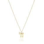 Load image into Gallery viewer, 14k gold small single diamod hai necklace
