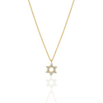 Load image into Gallery viewer, Small classic star of David necklace

