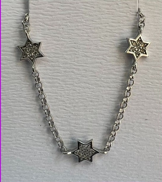 3x Full star of david bracelet