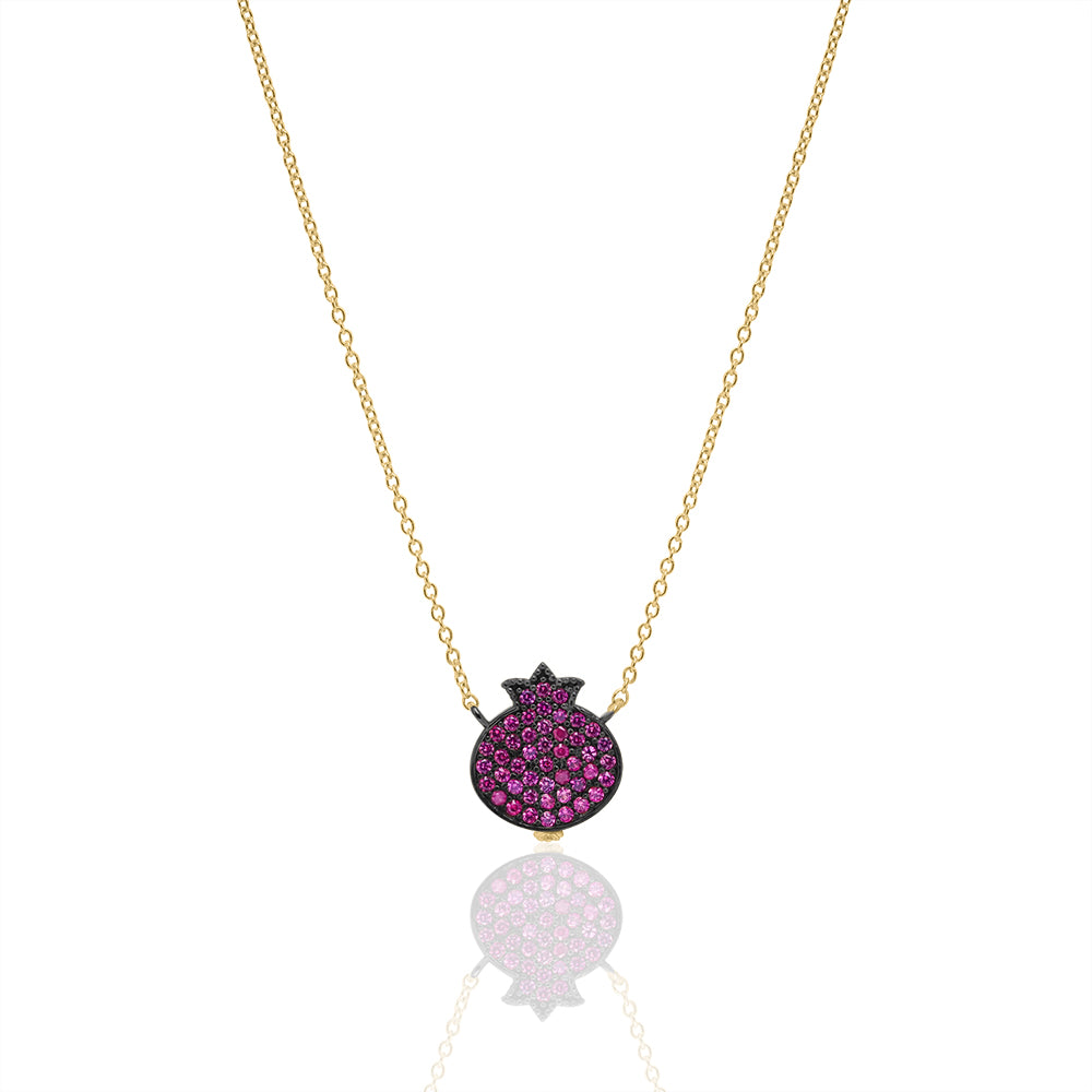 Silver Pomegranate necklace