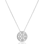 Load image into Gallery viewer, Small circle stars Honeycomb necklace