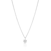 14k gold large full Star of David necklace