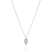 14k gold classic Hamsa necklace