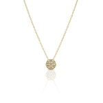 Load image into Gallery viewer, medium skeleton circle necklace
