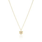 Single Star of david necklace