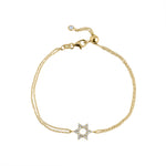 Load image into Gallery viewer, Small classic star of David bracelet
