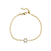 Small classic star of David bracelet