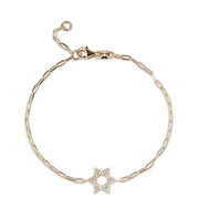 Classic star of David paperclip