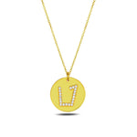 Load image into Gallery viewer, 14k gold otiot Necklace ט
