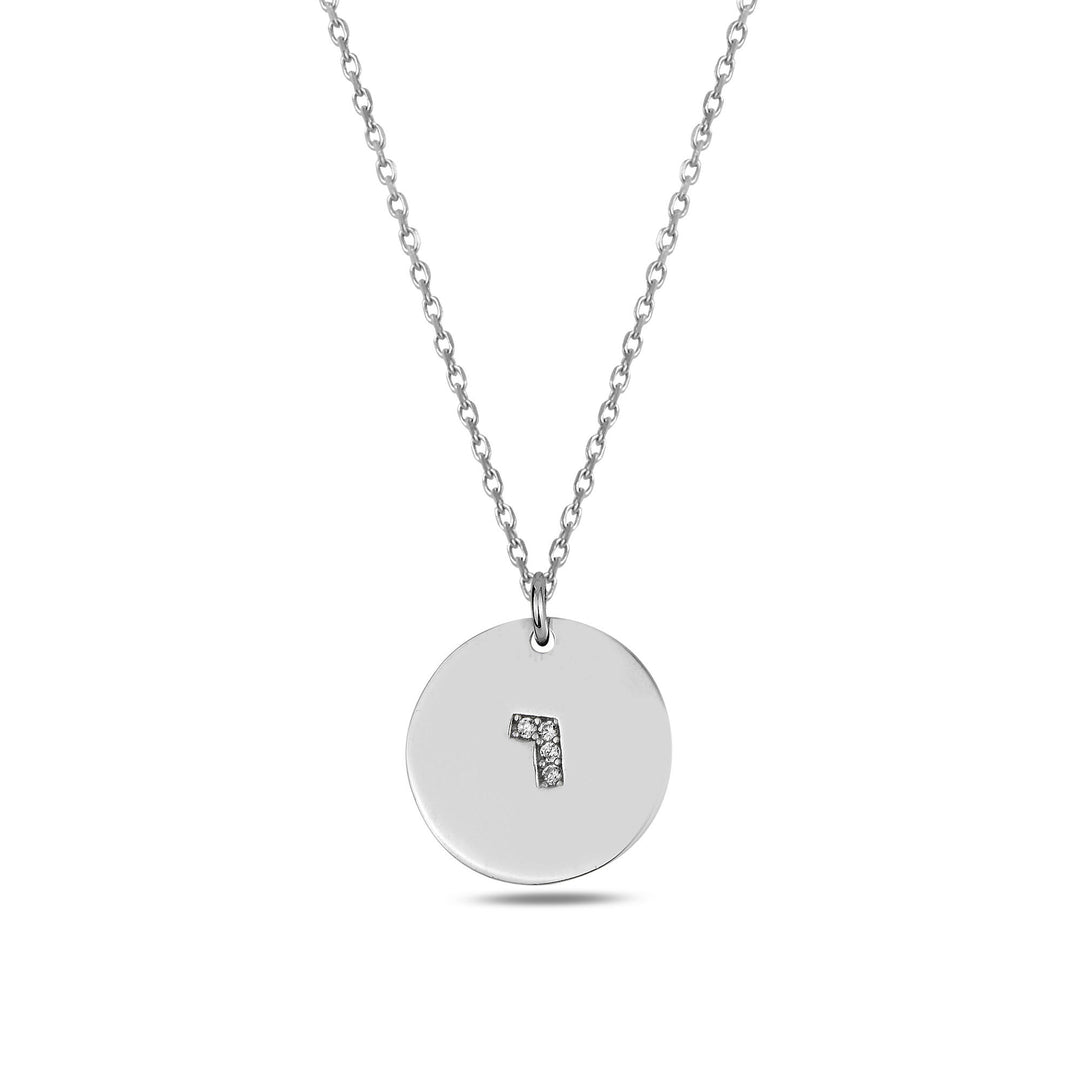 14k gold otiot Necklace י