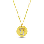 Load image into Gallery viewer, 14k gold otiot Necklace פ
