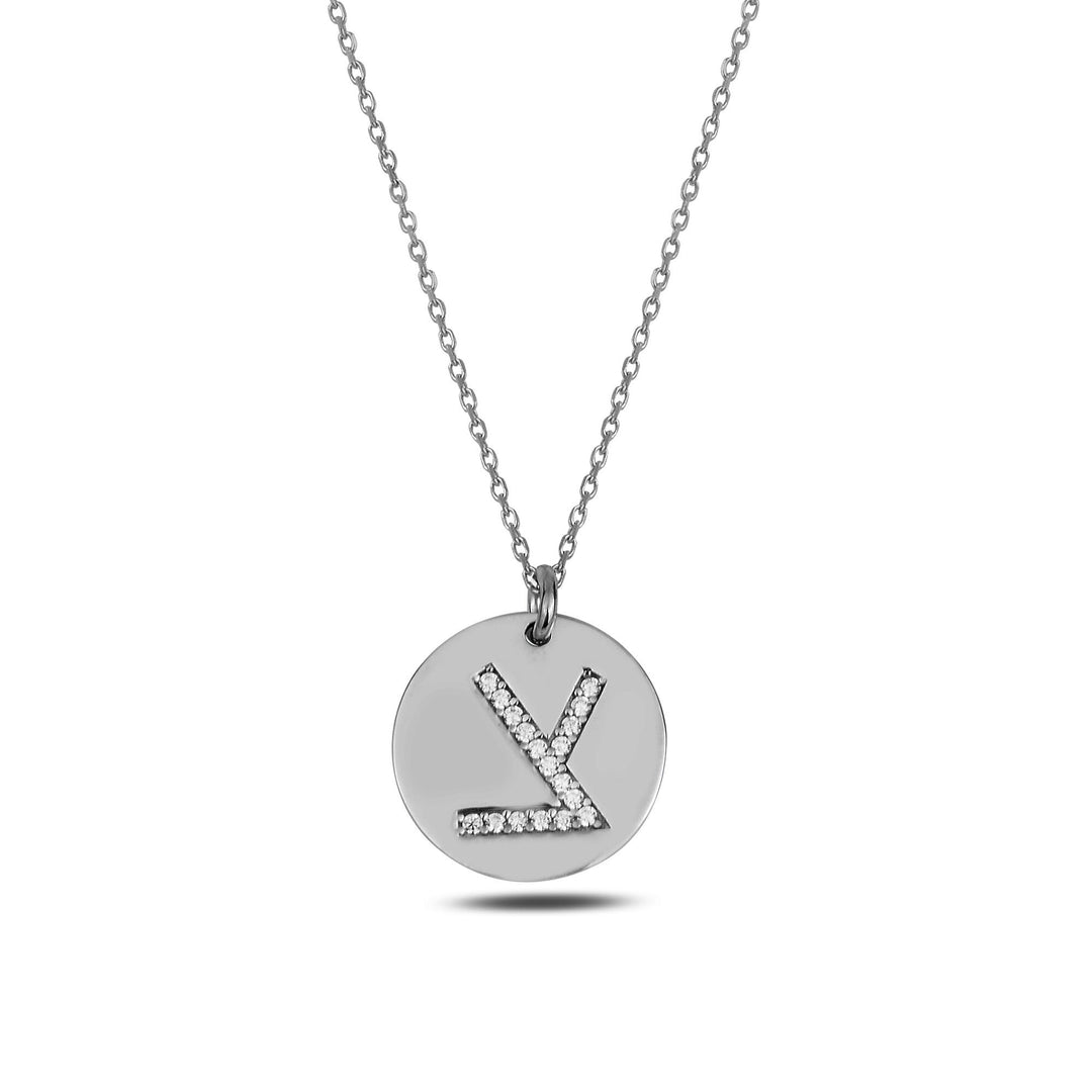 14k gold otiot Necklace צ