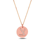 Load image into Gallery viewer, 14k gold otiot Necklace צ
