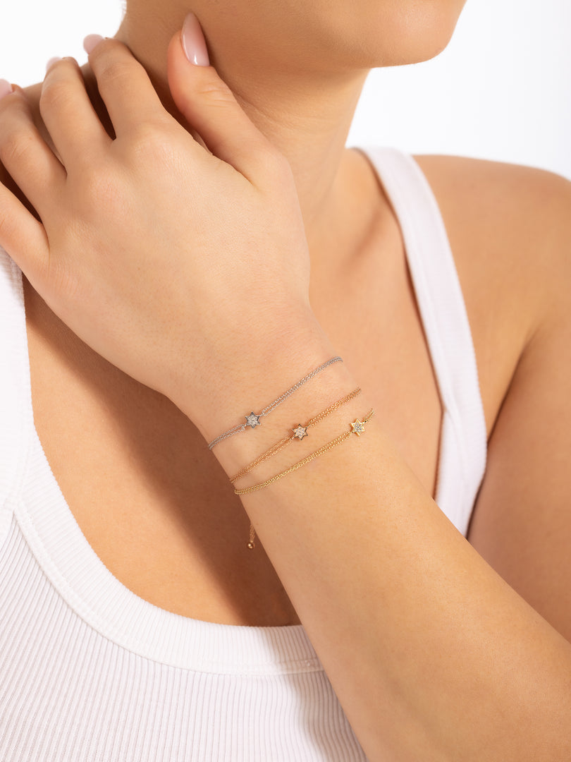 14k gold Mystic full Star of David