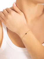 Load image into Gallery viewer, 14k Gold mystic Hamsa Bracelet
