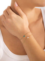 Load image into Gallery viewer, Mystic Gold Hamsa Enamel Bracelet
