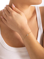Load image into Gallery viewer, Mystic Gold Hamsa Enamel Bracelet
