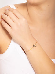 Classic star of David Black diamonds