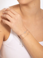 Load image into Gallery viewer, 14k gold Classic Star of David bracelet
