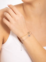 Load image into Gallery viewer, plain braided star of david bracelet
