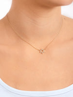 Load image into Gallery viewer, 14k gold Classic Star of David necklace

