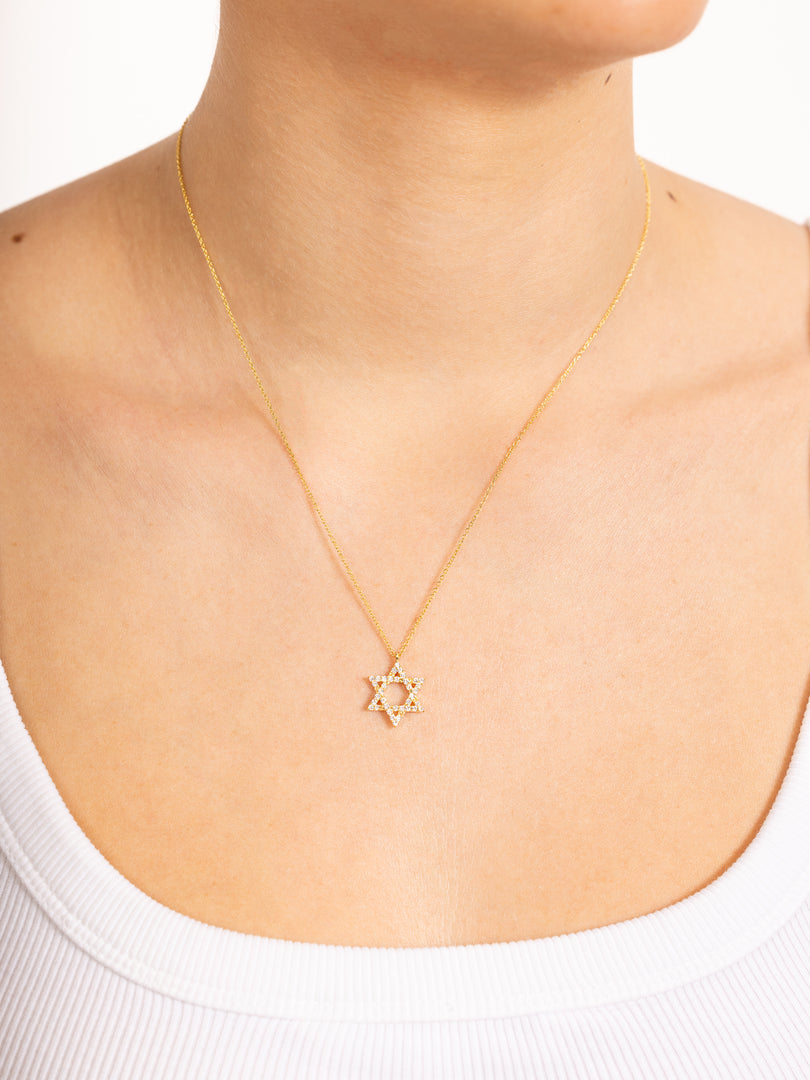 Classic Star of David Necklace