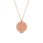 Load image into Gallery viewer, 14k gold otiot Necklace ש
