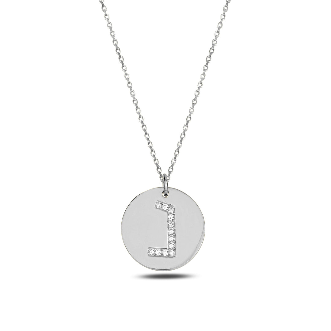 14k gold otiot Necklace נ