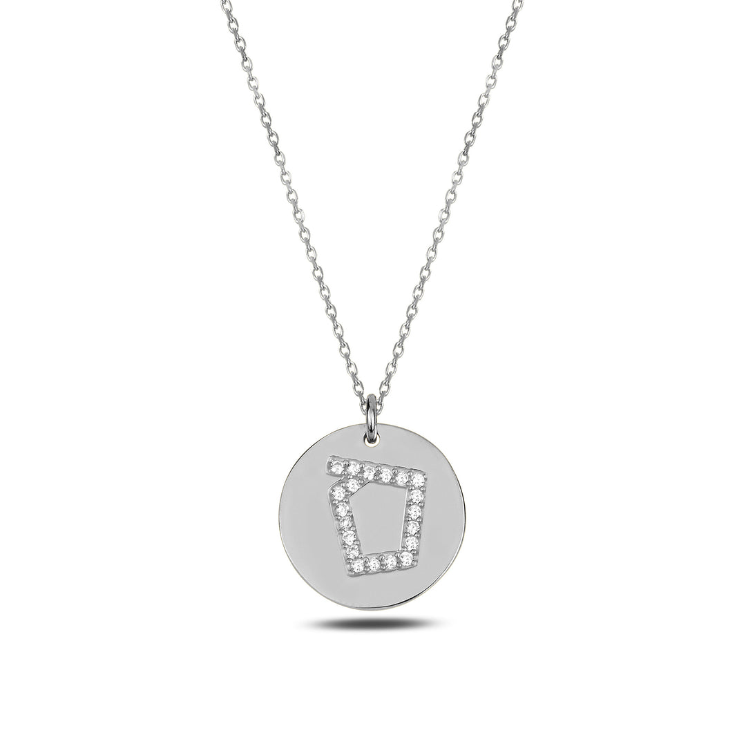 14k gold otiot Necklace ס