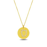 Load image into Gallery viewer, 14k gold otiot Necklace ס
