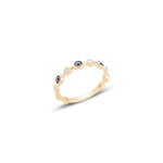 Load image into Gallery viewer, 14k gold Enamel lucky Eye