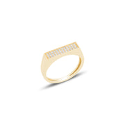 14k gold ring with Diamonds