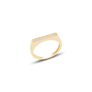 14k gold ring with Diamonds