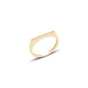 14k gold ring with Diamonds