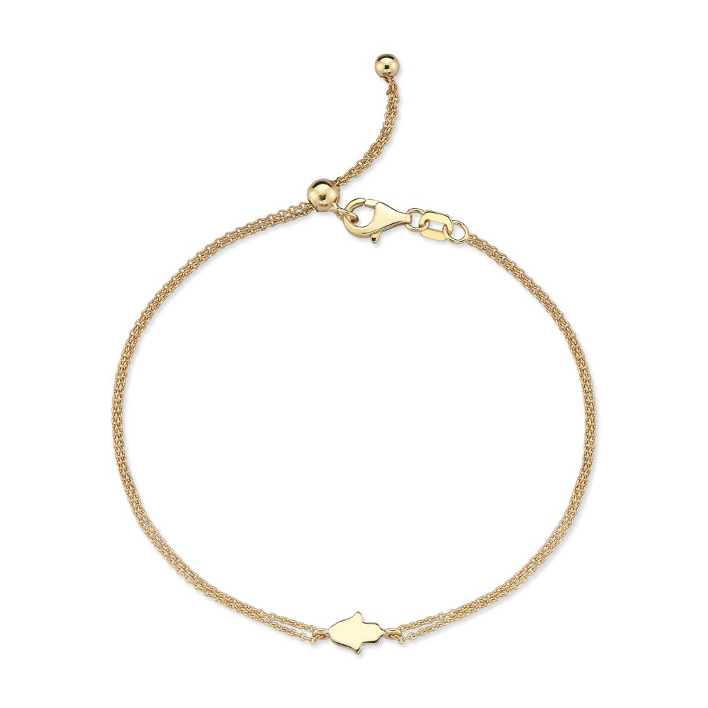 14k Gold mystic Hamsa Bracelet